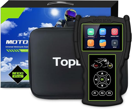 Original TopDiag M100 Pro Motorcycle Scanner Professional Diagnostic Tool for Motorcycle (Full Version)