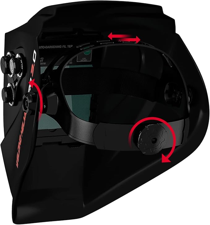 Welding Helmet Headgear - Welding Hood Headgear Replacement Headgear Welding Helmet Accessories Welding Headgear with Sweatband for Square Hole Welding Helmet, Adjustable