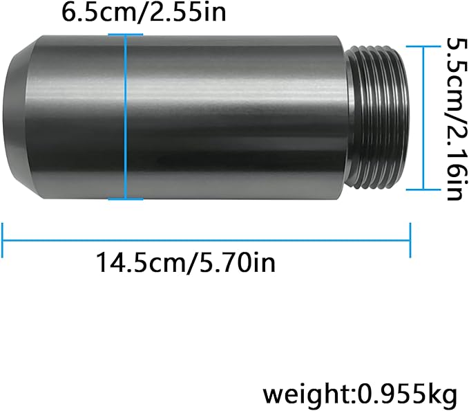 ZKTOOL Center Lock Wheel Alignment Tool for Porsche 911 997 992 718 & Lamborghini STO, Thread Size is 55×3.0MM