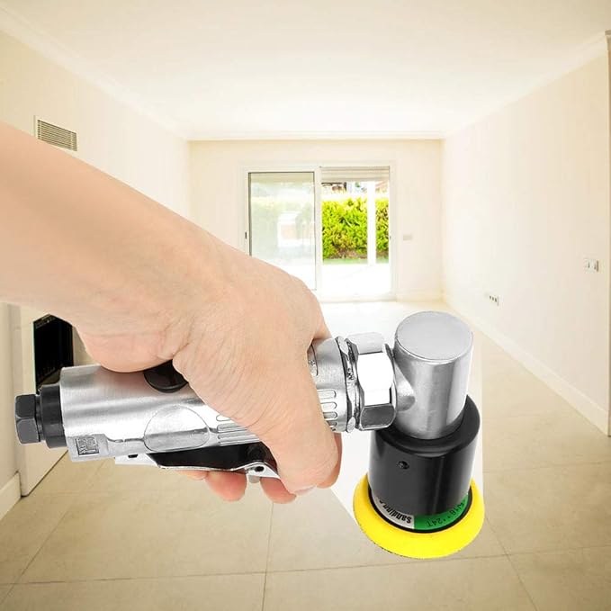2Inch Random Orbital Air Sander for Auto Body Work, 15000rpm Pneumatic Polisher 4.0cfm 90psi Polishing Tool