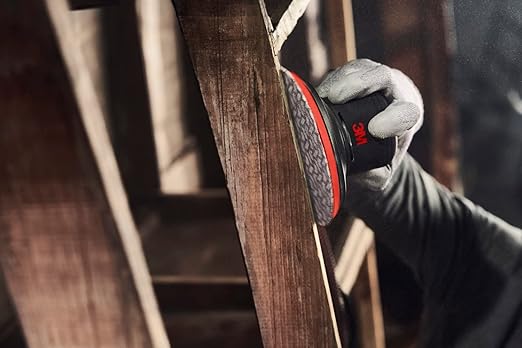 3M Random Orbital Sander, Xtract Pneumatic 88941, 5 in, with Central Vacuum Attachment, 3/32 in Orbit, Ergonomic and Lightweight ROS, .28 HP (209W) Motor