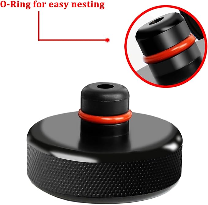 Carwiner Jack Pad Compatible with Tesla Model 3/S/X/Y, Lifting Pucks with a Storage Case Accessories (4 Packs)
