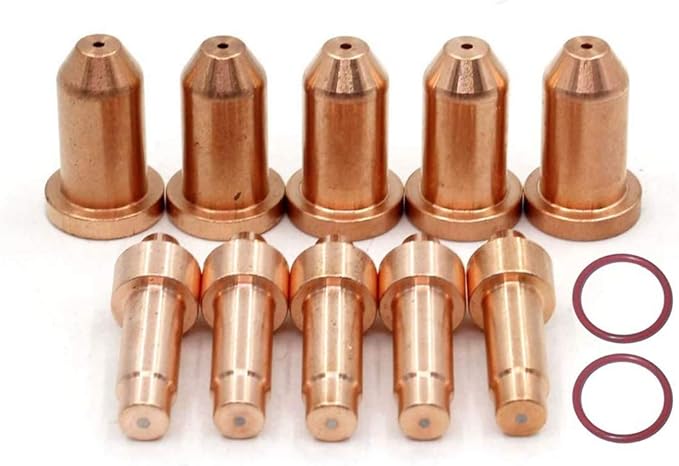 770791 Electrode & 770797 Tip/Nozzle 40A for Hobart Airforce 40i Plasma Cutter XT40R Torch Plasma Consumables(PKG-12)