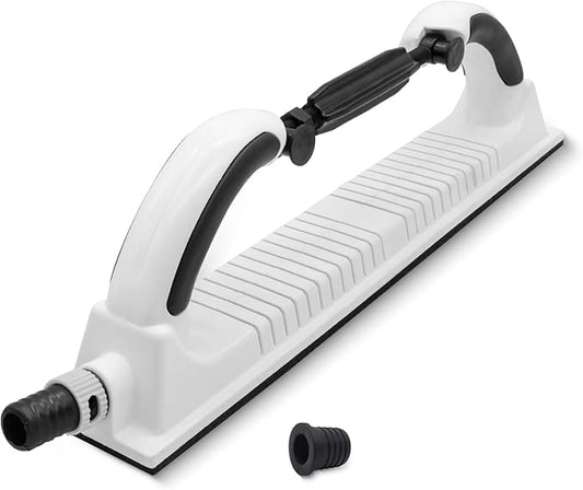 2-3/4" x 15-3/4" Sanding File Block, Adjustable Radius Flex Longboard Hand Sanding Block with Hook & Loop Backing, Dust Free Longboard Sander for Auto Body Ship Wood Grinding