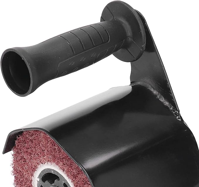 Burnishing Adapter for Angle Grinder, Burnishing Polishing Machine Stainless Steel Handheld Sander Polisher Wheel M10 Angle Grinder Attachment for Wood Metal Grinding