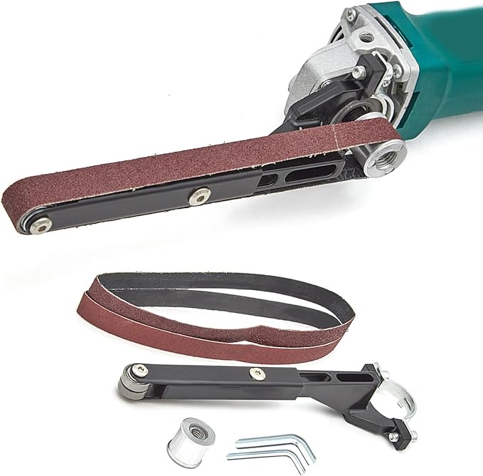 Electric Belt Grinder Belt Sander Attachment Angled Grinder Modified Sand Belt Machine Belt Sander Polisher Belt Sanding Belt Adapter