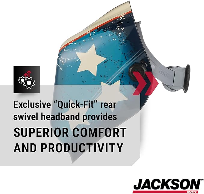 Jackson Safety HLX 100 Welding Hood - Ultra Lightweight Auto Darkening Welding Helmet with Insight Digital Variable ADF - ANSI Z87.1