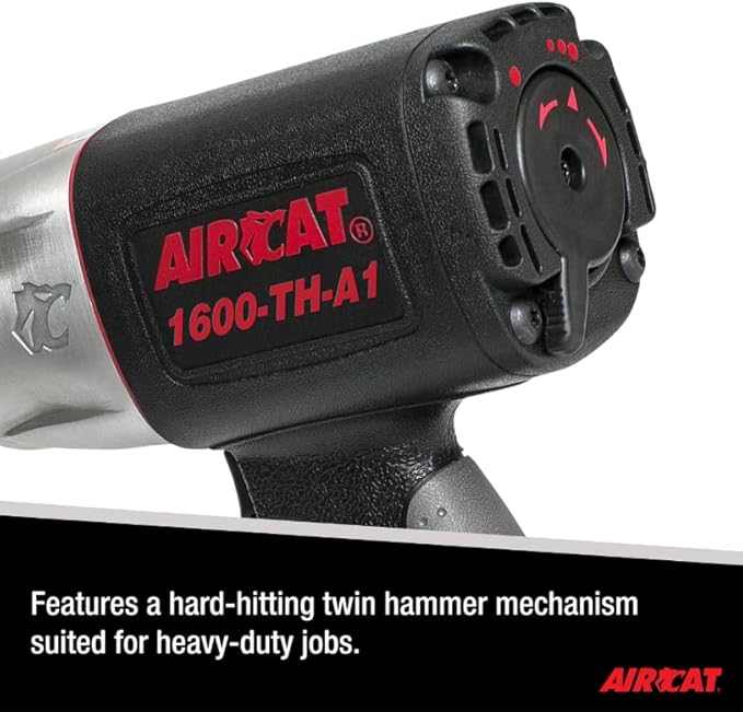 AIRCAT 1600-TH-A1: Composite Impact Wrench 1600 ft-lbs - 1-Inch