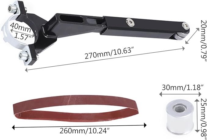 Electric Belt Grinder Belt Sander Attachment Angled Grinder Modified Sand Belt Machine Belt Sander Polisher Belt Sanding Belt Adapter