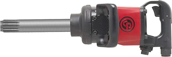 Chicago Pneumatic CP7782-SP6 Impact Wrench (#5 Spline), 6 Inch Ext. Anvil, Air Gun Industrial Repair & Assembly Tool, D-Handle, Pinless Rocking Dog, Max Torque Output 1920 ft. lbf/2600 Nm, 5200 RPM