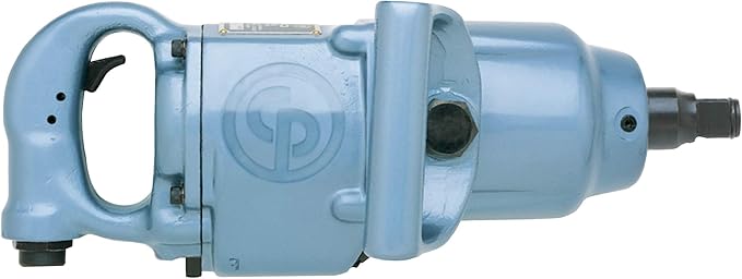 Chicago Pneumatic CP797 Air Impact Wrench (1 Inch), Air Impact Gun Industrial Repair & Assembly Tool, D-Handle with Side Handle, Double Rocking Dog, Max Torque Output 1400 ft. lbf/1890 Nm 4200 RPM