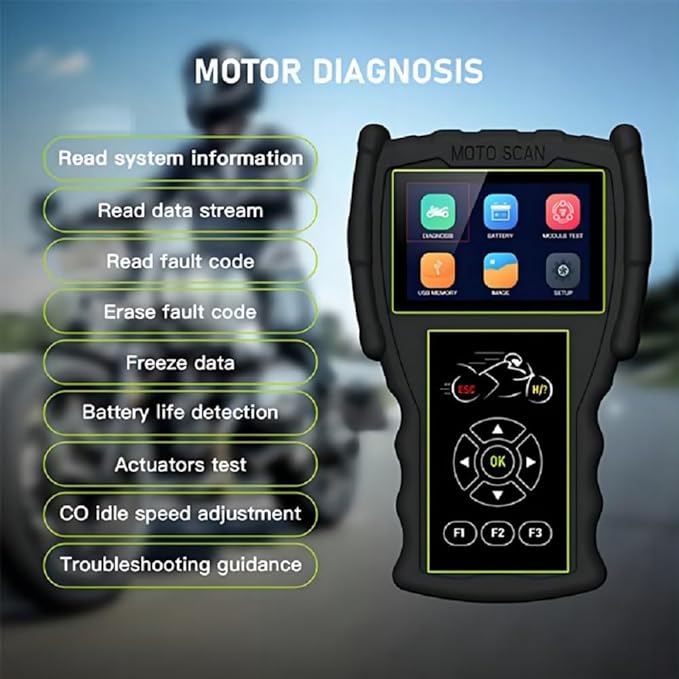 Original JDiag M100 Pro Motorcycle Scanner Professional Diagnostic Tool for Motorcycle (OBD Version)