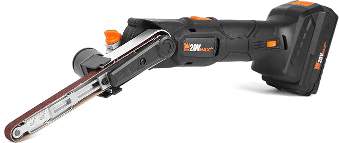 WEN Cordless Detail File Sander, Variable Speed with 20V Max 2.0 Ah Lithium-Ion Battery and Charger (20437)
