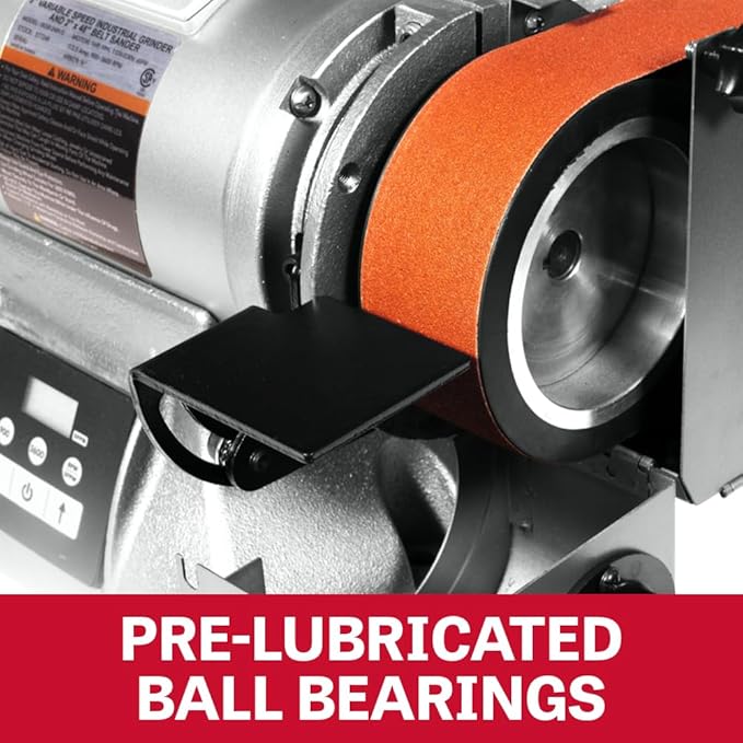 JET Variable Speed 8" Grinder and 4" x 36" Belt Sander, 1 HP, 115/230V 1Ph (Model IBGB-436VS)