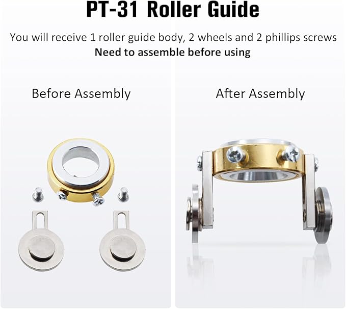 PT-31 Roller Guide Plasma Cutting Wheel Spacer Stand-off for Plasma Cutter Torch CUT40 CUT50D LGK40 LG40 PT-31 Roller Guide PK-1