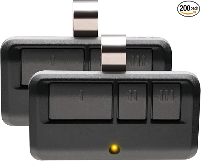 2 for 893LM 953ESTD LiftMaster Chamberlain Garage Door Opener Remote(Yellow Learn Button Security+ 2.0 myQ) 3-Year-Warranty Long-Lasting Lithium Battery Ultra-Long Range