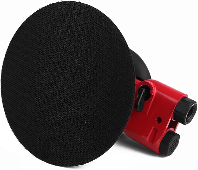 Ouya 5" Air Random Orbital Sander, Red Dual Action Pneumatic Orbit Polisher for Polishing Sanding Waxing