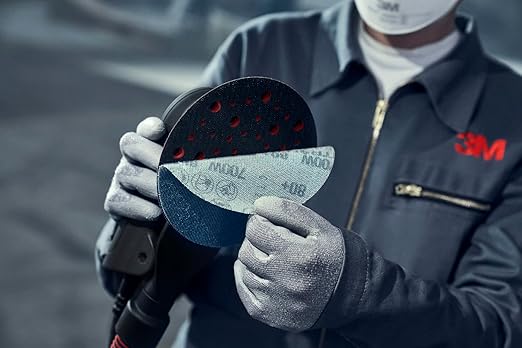 3M Random Orbital Sander, Xtract Pneumatic 88941, 5 in, with Central Vacuum Attachment, 3/32 in Orbit, Ergonomic and Lightweight ROS, .28 HP (209W) Motor