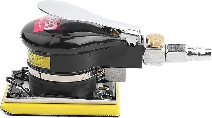 Jitterbug Sander,Deosdum Air Belt Sander 71x100Mm Handheld Air Sander Grinder Polisher Pneumatic Polishing Tool 10000Rpm Belt Pneumatic Air Belt Sander Sander
