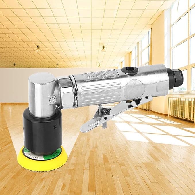 2Inch Random Orbital Air Sander for Auto Body Work, 15000rpm Pneumatic Polisher 4.0cfm 90psi Polishing Tool