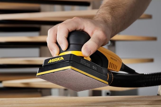 Mirka DEOS Direct Electric Orbital Sander Tool 353XCV / 3 inch x 5 inch / 3mm orbit/Dust-free Sanding / MID3530201US