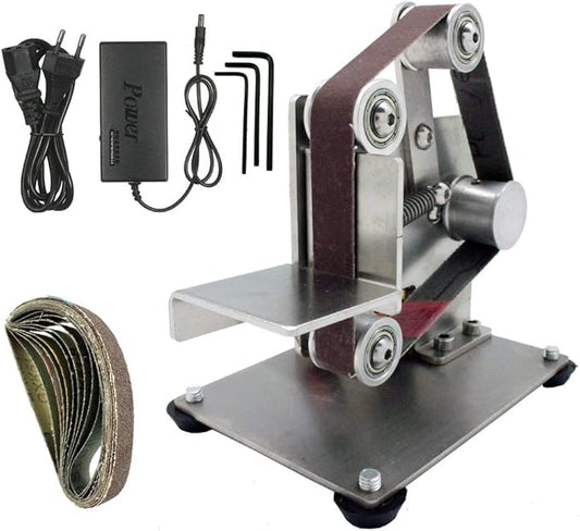 OPHIR DIY 100W Mini Belt Sander Electric Polishing Grinding Belt Machine Multifunctional Sander Sanding Machine