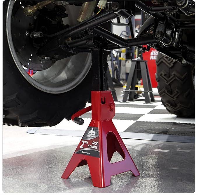 Jack Stands Low Profile 2 Ton(4400 LBs) Lifting Car Stand, Fit Use for Cars Automotive Small Vehicles, 2 Pack