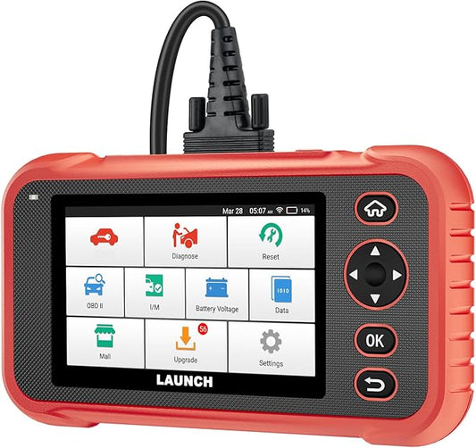 LAUNCH OBD2 Scanner CRP (Upgrade of CRP123I) Car Scanner, Engine/ABS/SRS/Transmission Diagnostic Scanner, 3 Reset Scan Tool, Check Engine Code Reader, Auto VIN,Battery Test