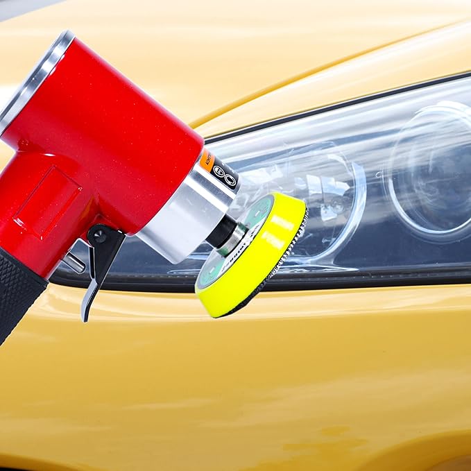 Mini Orbital Sander Air Polisher 15000 RPM Pneumatic Grinding for car Sanding Tool(Same core)