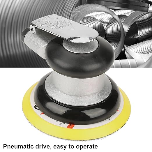 Air Sander, Air Sander AT-780 5inch/4inch Air Random Orbital Sander Round Polisher Pneumatic Hand Sanding Tool for Surface, Random Orbit Sanders (4 Inches)