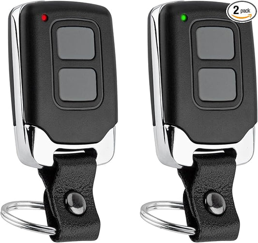 890MAX Garage Door Remote Control Compatible with LiftMaster Sears Craftsman Chamberlain 371LM 373LM 891lm 893lm 971LM 973LM 81LM, Purple Yellow Orange Red Green Learn Button Opener Motor 2 Pack