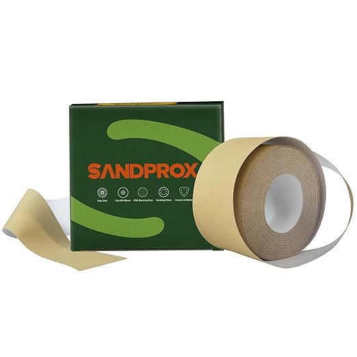 PSA Sandpaper Roll 320 Grit 2-3/4in x 20 Yards Self Adhesive Sticky Back Longboard Sand Paper Continuous Roll,Sandpaper for Woodworking,Auto Body,Air File Sander and Hand Sanding Blocks