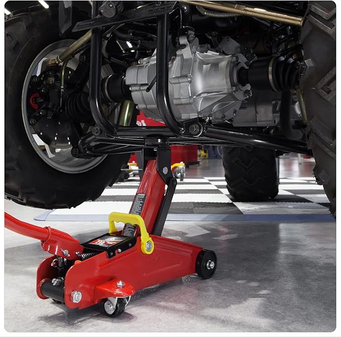 Hydraulic Floor Jack 1.5 Ton 3,300Lbs Car Lift Portable Trolley Jack 360 Degree for Cars Automotive Sedans
