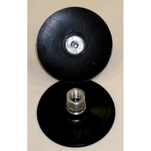 3M Roloc Disc Pad - Medium Density - Works with Drills, Disc Sanders, Angle Grinders and Rotary Sanders - For Roloc Discs - 4' x 5/8-11 Thread - 83242