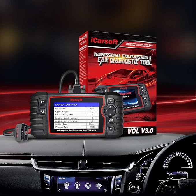 iCarsoft VOL V3.0 for Volvo/Saab Diagnostic Tool with auto VIN/Quick Test/Actuation Test