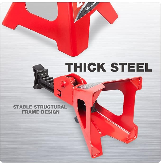 Jack Stands Low Profile 2 Ton(4400 LBs) Lifting Car Stand, Fit Use for Cars Automotive Small Vehicles, 2 Pack