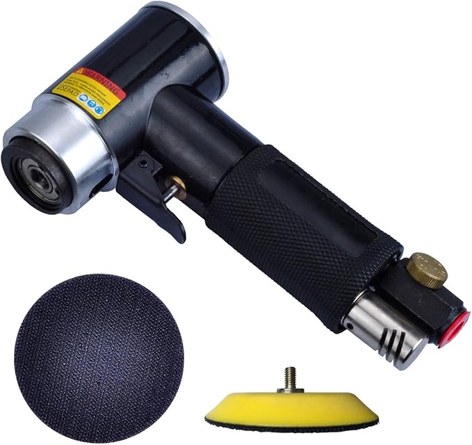2" and 3" Random Orbital Air Sander, Pneumatic Sander for auto sanding tools, Dual Action Polisher, air angle sander, pneumatic angle sander