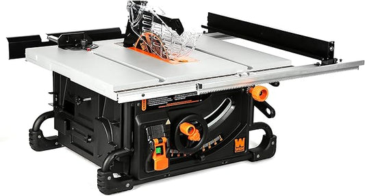 WEN TT1015 15-Amp 2 HP 10-Inch Industrial Benchtop Jobsite Table Saw , Black