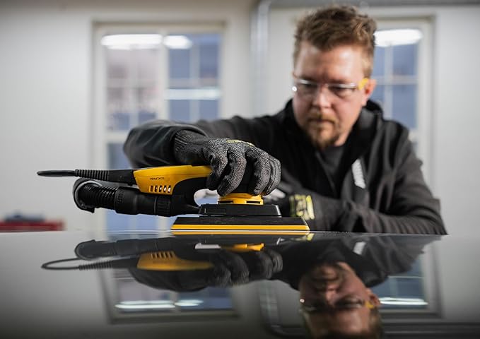 Mirka DEOS Direct Electric Orbital Sander Tool 383XCV / 2.75 inch x 8 inch / 3mm orbit/Dust-free Sanding / MID3830201US