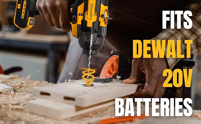 Cordless Impact Wrench 1/2 inch for DeWalt Impact Driver 20v Battery 730Ft-lbs(1000N.m) Brushless Impact Wrench for Tire Lug Nuts Power Impact Driver Pistola impacto 1/2 5 Socket + Extension Tool Only