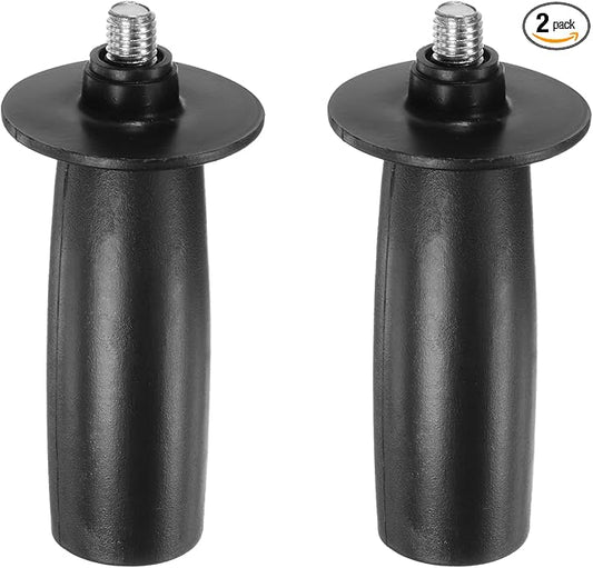 HARFINGTON 2pcs Angle Grinder Side Handle 10mm Thread 111mm Length Plastic Angle Grinder Handle Replacement Auxiliary Sander Handle Tool