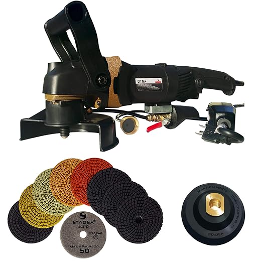 Stadea SWP103K Variable Speed Wet Polisher Grinder Electric Wet Sander - Granite Countertop Polishing Kit