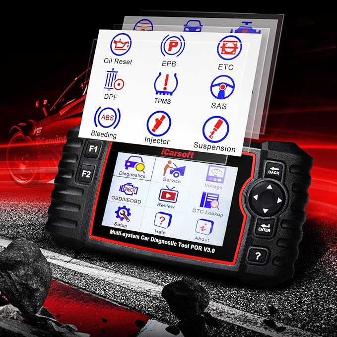 iCarsoft POR V3.0 for Porsche/Cayenne Diagnostic Tool with auto VIN/Quick Test