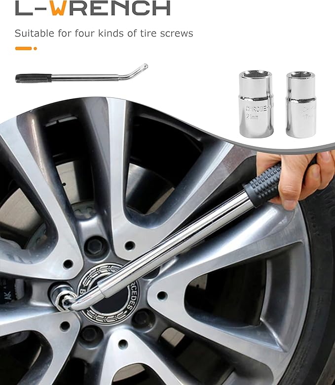 Car Jack,Car Jack and Stand Kit,2 Ton Scissor Jack,Car Accessories Car Emergency Kit with Lug Wrench,Jack for Car,Car Jack Lift,Scissor Jack for Car,Portable Tire Changing Kit for Car SUV