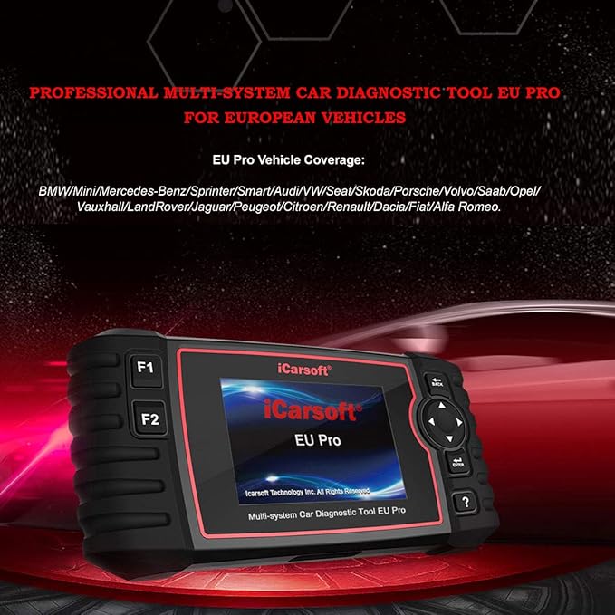 iCarsoft OBD II Diagnostic Tool EU Pro