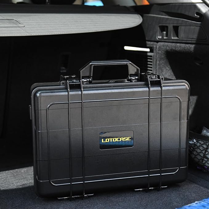 Air Compressor Hard Case Compatible with DEWALT 20V MAX Tire Inflator DCC020IB, Air Pump Storage Carrying Bag for DEWALT DCC020IB Tools, with Pocket for Battery Pack and Charging （ CASE ONLY)