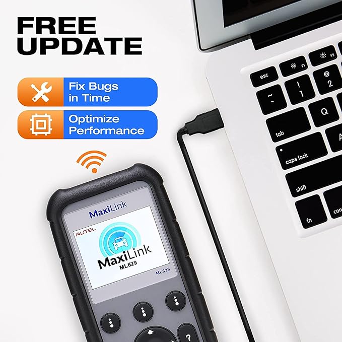 Autel OBD2 Scanner Diagnostic Code Reader ML629 - ABS/SRS/Engine/Transmission MaxiLink 629 Car Diagnostic Tool DTC Lookup AutoVIN Mechanic Car OBDii for Vehicle Engine/Transmission/AirBag/Brake System