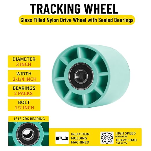 Belt Grinder 2" x 72" Wheel Set, Knife Grinder Wheel Set w/D Plate, Made of Material Glass Filled Nylon, for Belt Sander 4" Drive Wheel 5/8" Bore 3" Tracking 2" Idler Wheels (4"-3"-2")