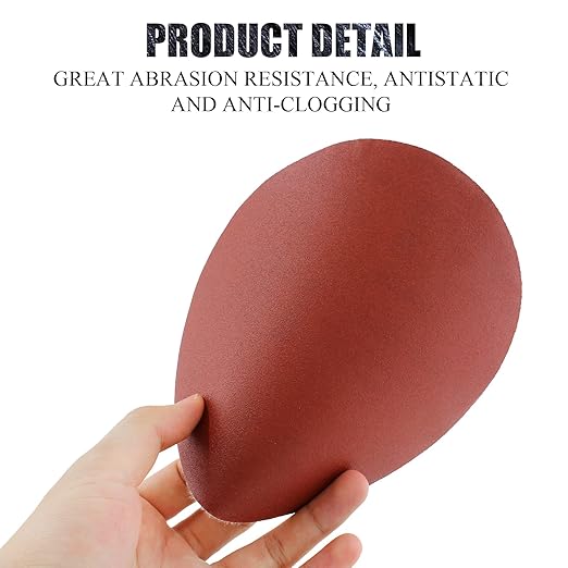 Biaungdo 30 Pcs 7-Inch Sandpapers Sand Discs Hook and Loop Grinding Polishing for Random Orbit Sander,150 Grit