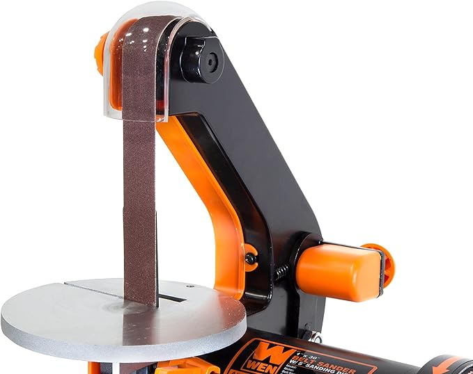 WEN Benchtop Belt and Disc Sander with 1 x 30 in. Belt and 5 in. Sanding Disc (6515T)